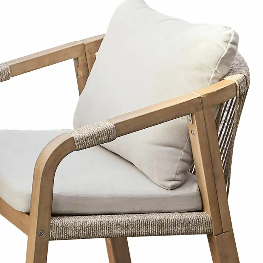 LOBERON Stuhl 2er Set FSC®-100% Kennedy braun/creme Discount