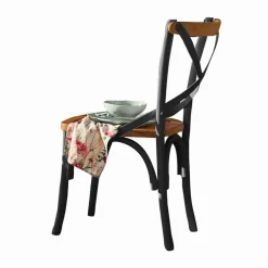 LOBERON Stuhl Kirkdale schwarz/braun Hot