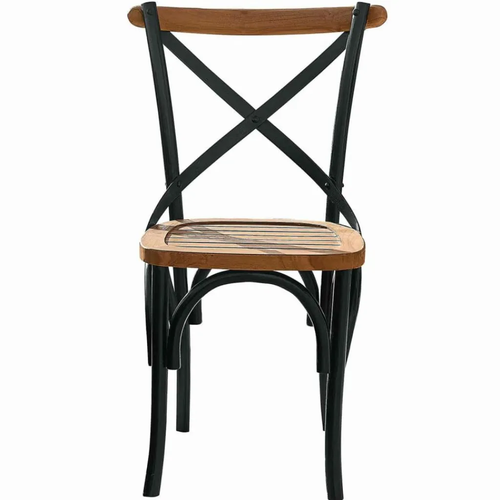 LOBERON Stuhl Kirkdale schwarz/braun Hot