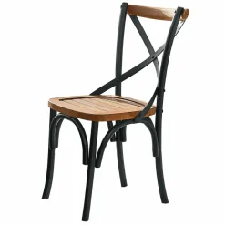 LOBERON Stuhl Kirkdale schwarz/braun Hot