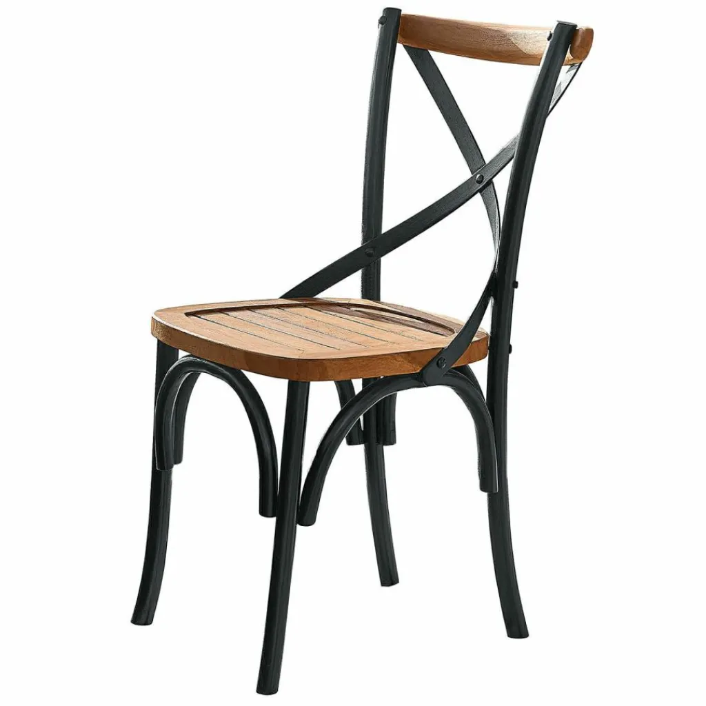 LOBERON Stuhl Kirkdale schwarz/braun Hot