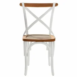 LOBERON Stuhl Kirkdale weiß/braun Hot