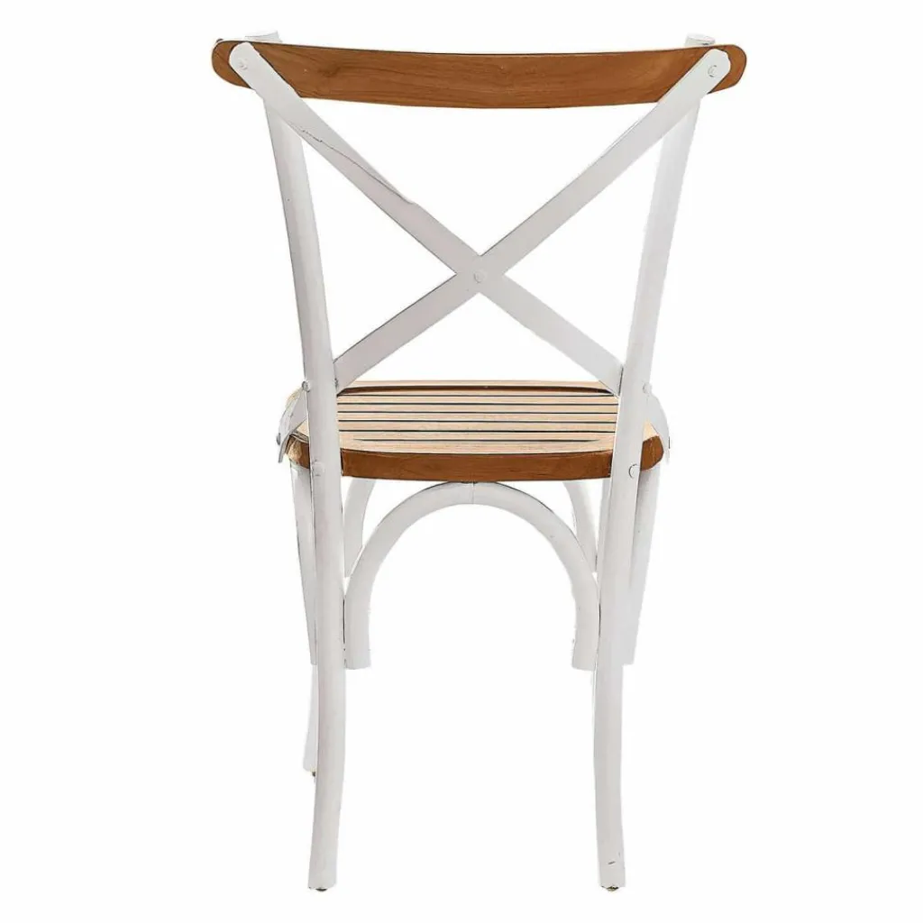 LOBERON Stuhl Kirkdale weiß/braun Hot