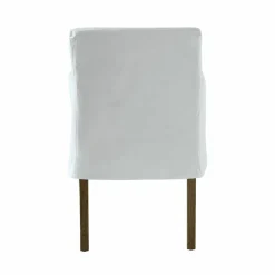 LOBERON Stuhl Longhill weiß/braun Outlet