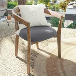 LOBERON Stuhl Lunebois braun/grau Clearance