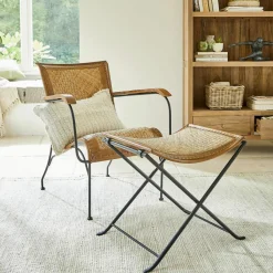 LOBERON Stuhl mit Hocker Dauvron Best