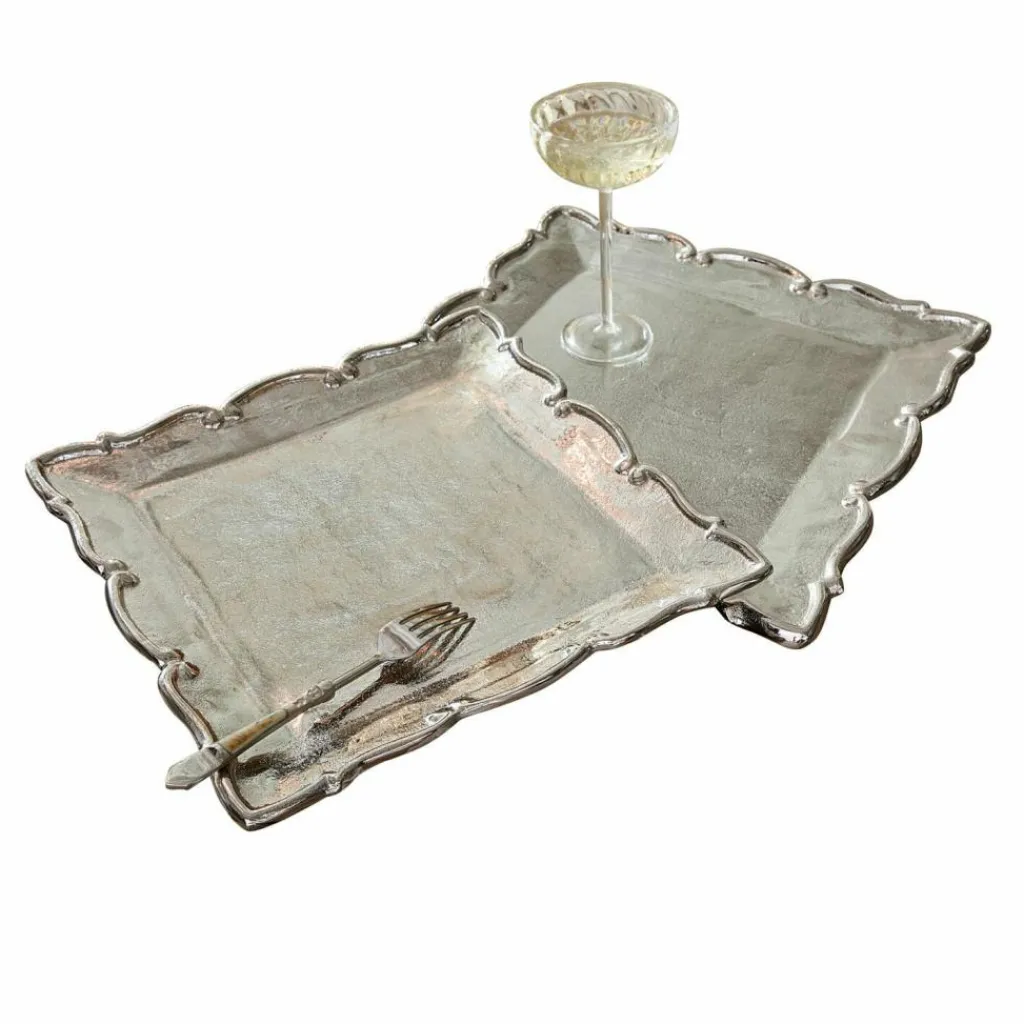 LOBERON Tablett 2er Set Trevor