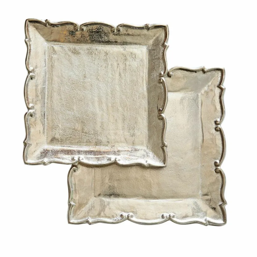 LOBERON Tablett 2er Set Trevor