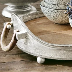 LOBERON Tablett Louvil silber Discount