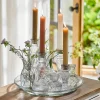 LOBERON Tablett mit Kerzenständer und Vase Hilevor Outlet