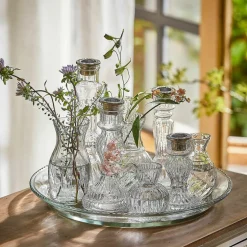 LOBERON Tablett mit Kerzenständer und Vase Hilevor Outlet