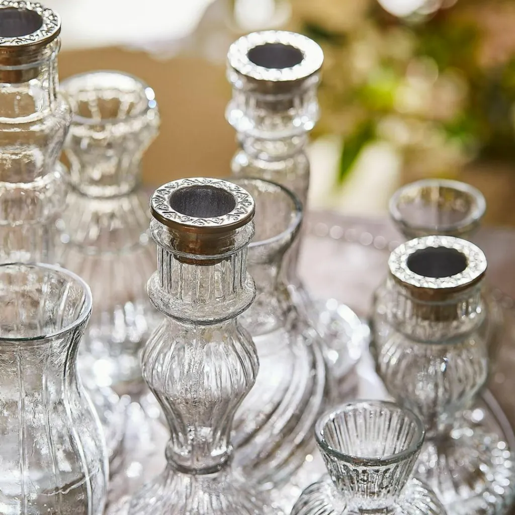 LOBERON Tablett mit Kerzenständer und Vase Hilevor Outlet