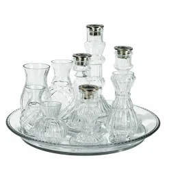 LOBERON Tablett mit Kerzenständer und Vase Hilevor Outlet