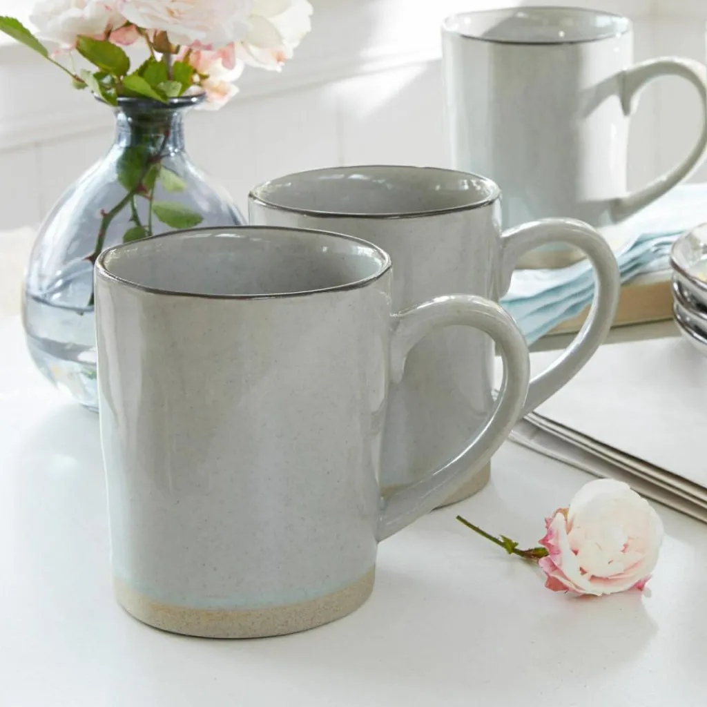 LOBERON Tasse 6er Set Biarré grau Best