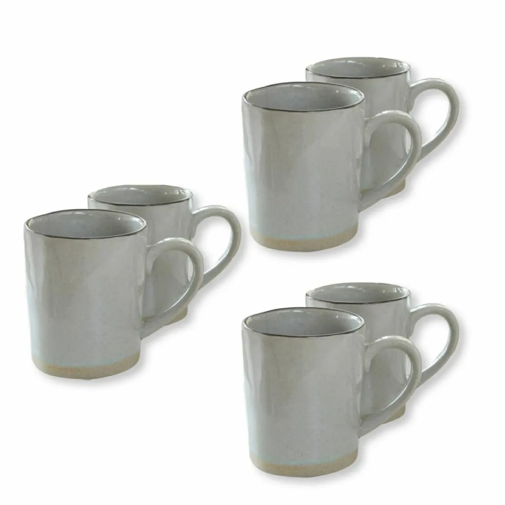 LOBERON Tasse 6er Set Biarré grau Best