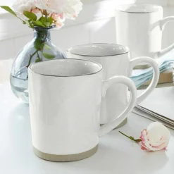 LOBERON Tasse 6er Set Biarré weiß Clearance