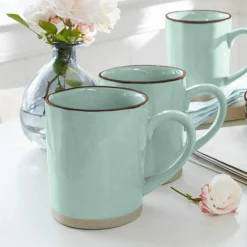 LOBERON Tasse 6er Set Biarré türkis Clearance