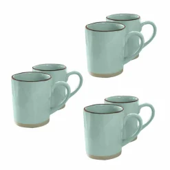 LOBERON Tasse 6er Set Biarré türkis Clearance
