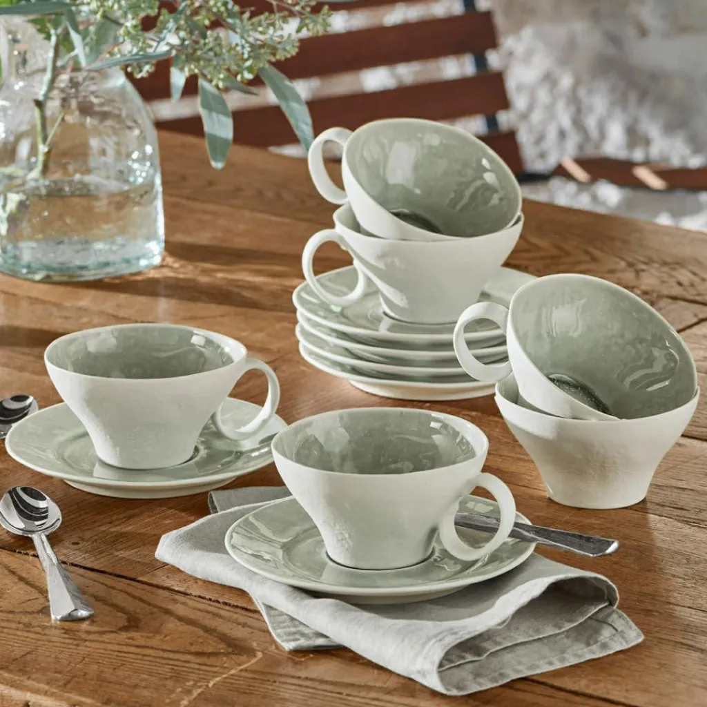 LOBERON Tasse mit Untertasse 6er Set Braganza New