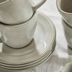 LOBERON Tasse mit Untertasse 6er Set Norrvik