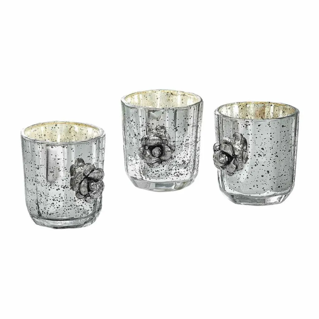 LOBERON Teelichthalter 3er Set Alovix Discount