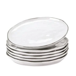 LOBERON Teller 6er Set Biarré weiß Sale
