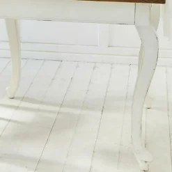 LOBERON Tisch Plaish antikweiß/braun Sale