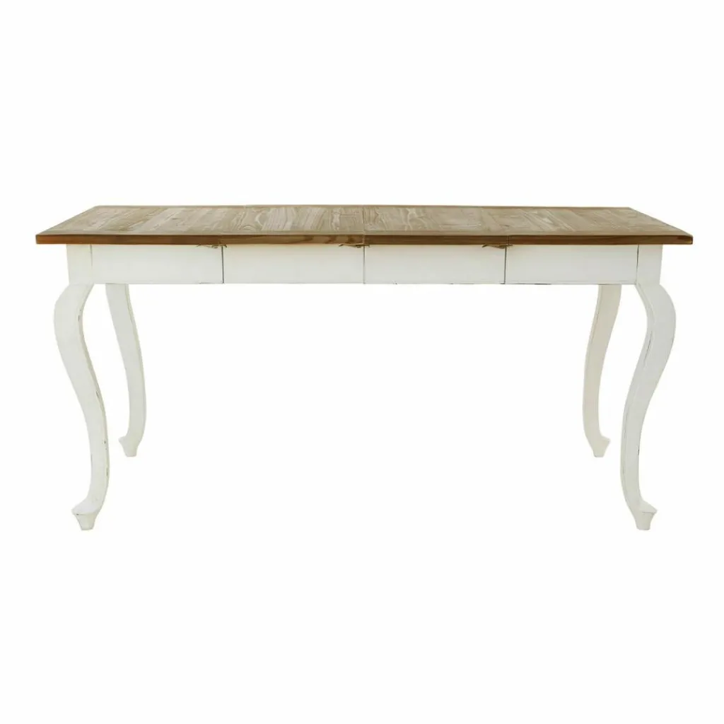 LOBERON Tisch Plaish antikweiß/braun Sale
