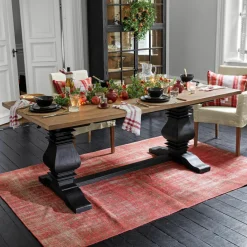 LOBERON Tisch Quillancourt braun/antikschwarz Discount