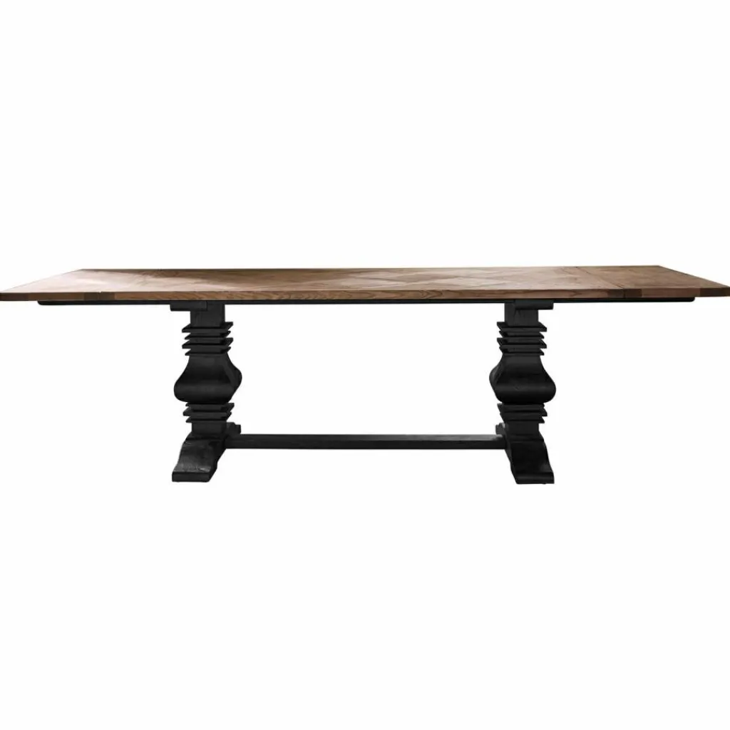 LOBERON Tisch Quillancourt braun/antikschwarz Discount