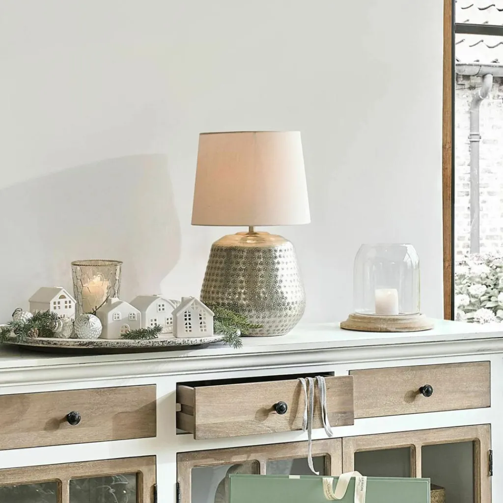 LOBERON Tischlampe Blancos New