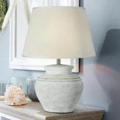 LOBERON Tischlampe Cleveland antikweiß Outlet