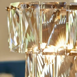 LOBERON Tischlampe Crystalford