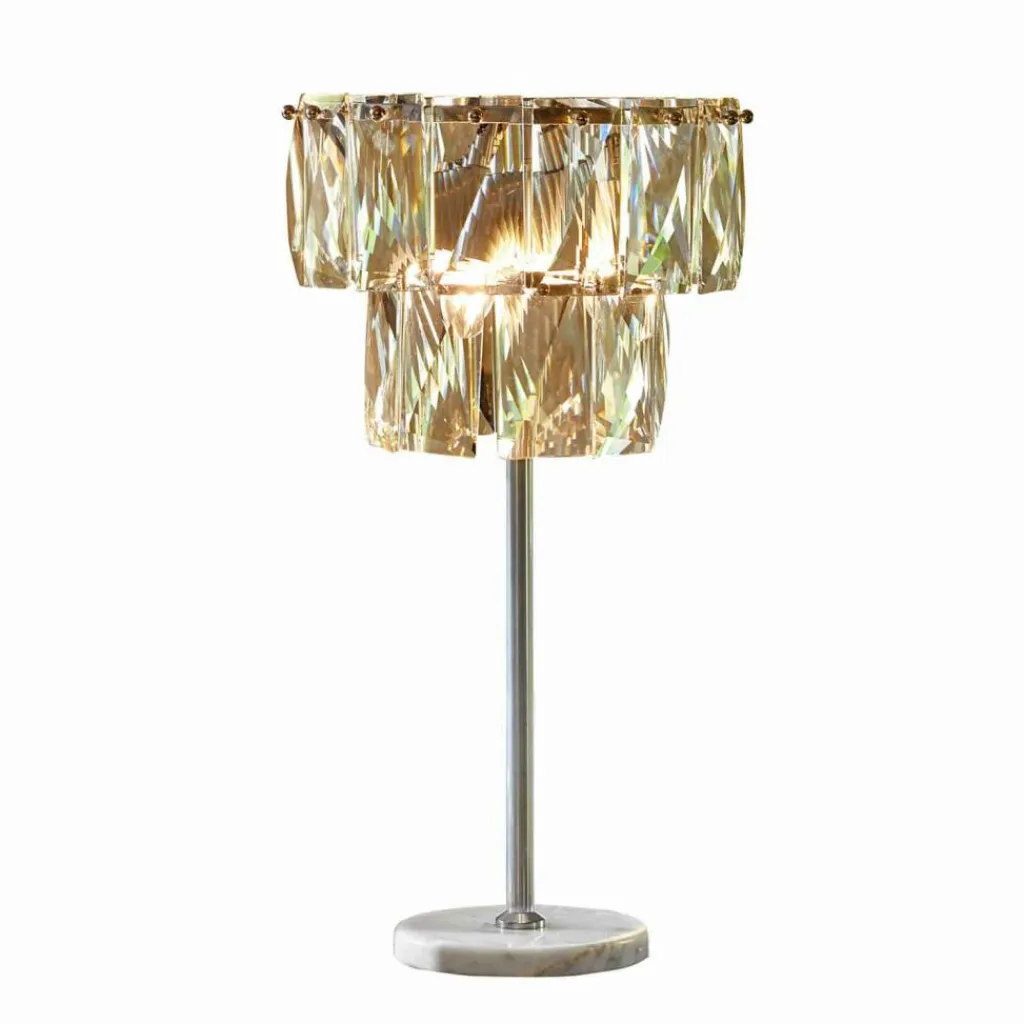 LOBERON Tischlampe Crystalford