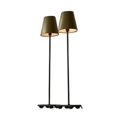 LOBERON Tischlampe 2er Set Filia antikgold/schwarz Hot