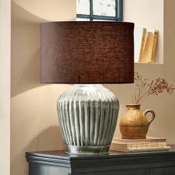 LOBERON Tischlampe Fauville silber/schwarz Best