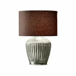 LOBERON Tischlampe Fauville silber/schwarz Best