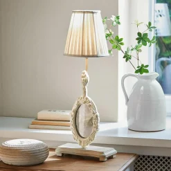 LOBERON Tischlampe mit Spiegel Brannach Clearance