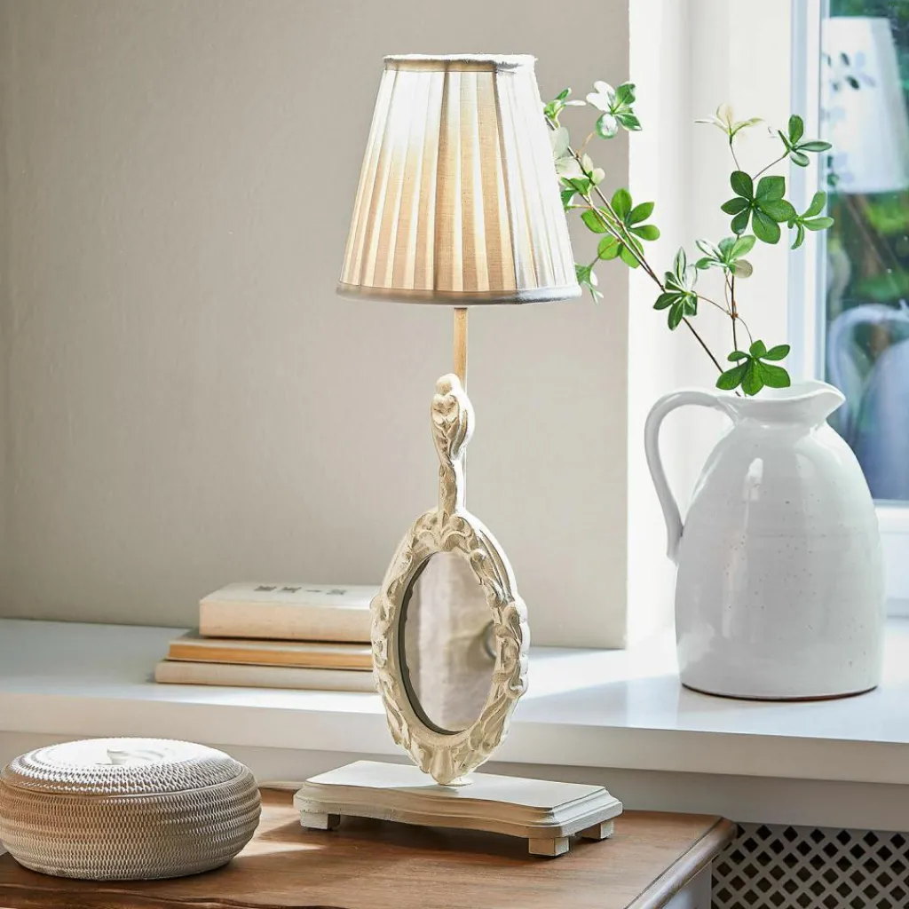 LOBERON Tischlampe mit Spiegel Brannach Clearance