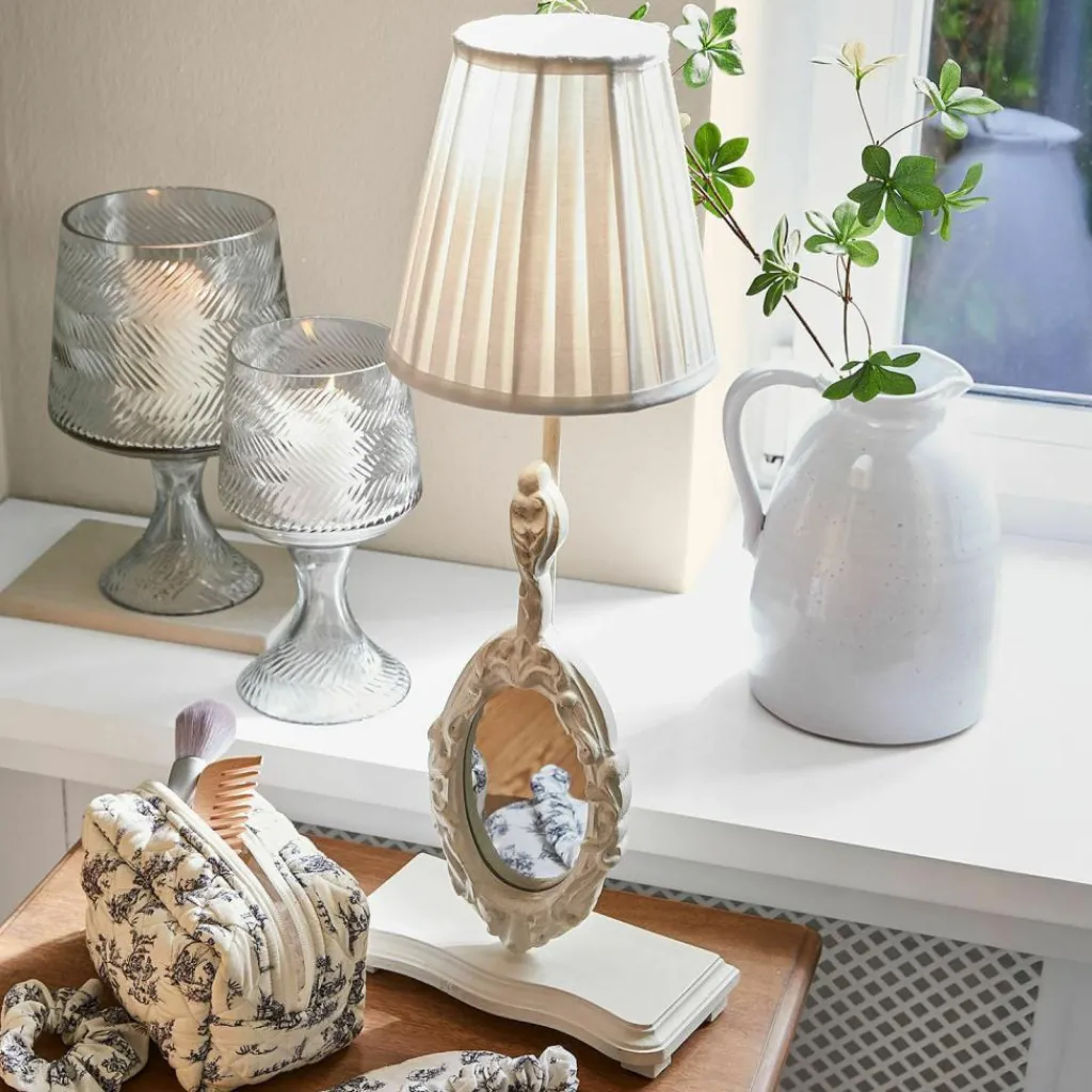 LOBERON Tischlampe mit Spiegel Brannach Clearance