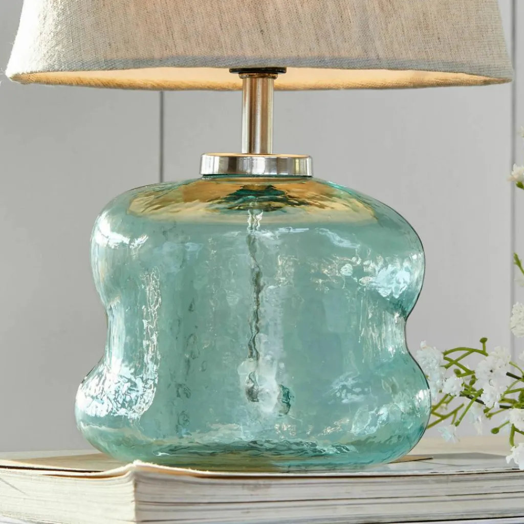 LOBERON Tischlampe Rufino blau/beige Sale