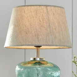 LOBERON Tischlampe Rufino blau/beige Sale