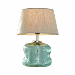 LOBERON Tischlampe Rufino blau/beige Sale
