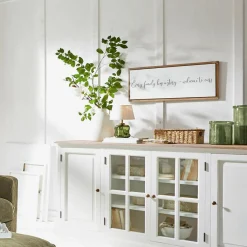LOBERON Tischlampe Rufino grün/beige Online