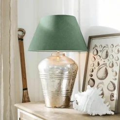 LOBERON Tischlampe Sybell petrol/antiksilber Discount