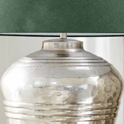 LOBERON Tischlampe Sybell petrol/antiksilber Discount