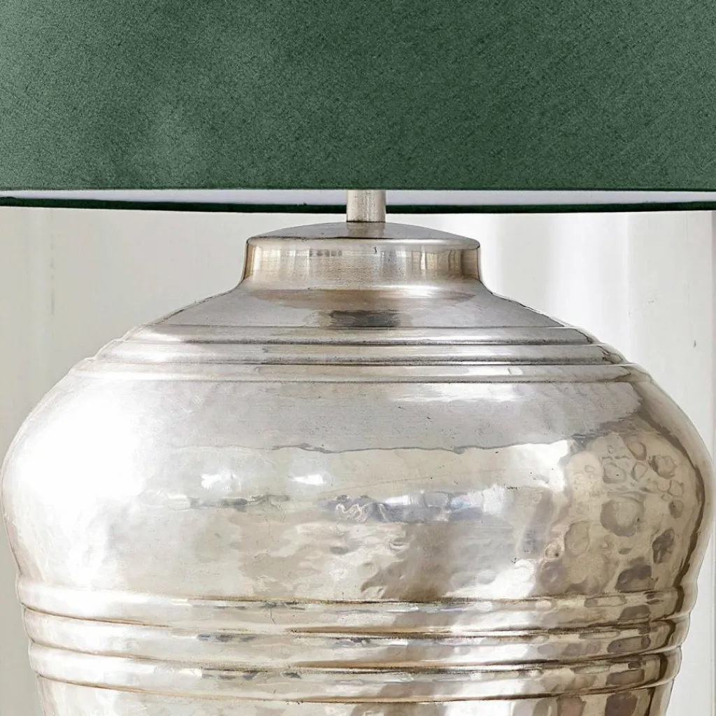 LOBERON Tischlampe Sybell petrol/antiksilber Discount