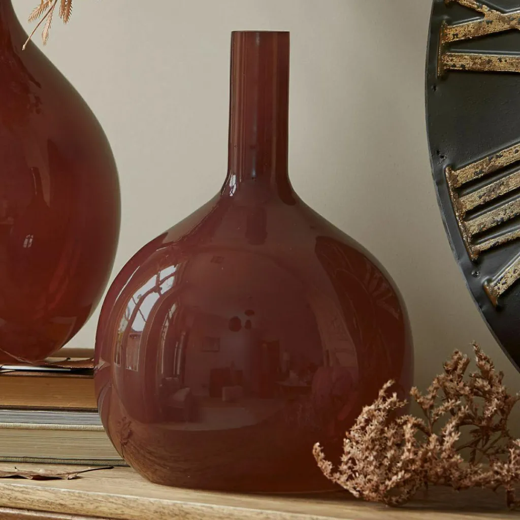 LOBERON Vase 2er Set Erlunda bordeaux Discount