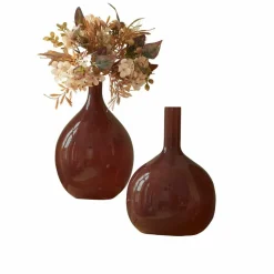 LOBERON Vase 2er Set Erlunda bordeaux Discount