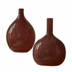 LOBERON Vase 2er Set Erlunda bordeaux Discount